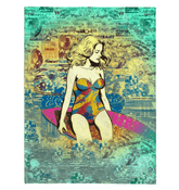 Surfing 1 23 Sherpa Blanket - Beyond T-shirts